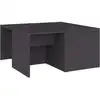 Image de vidaXL Tables basses 4 pcs. Gris 33x33x33 cm Bois composite