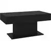 Image de vidaXL Table basse noire 96x50x45 cm Bois composite