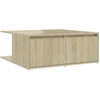 Image de vidaXL Table basse chêne Sonoma 80x80x31 cm Bois composite