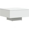 Image de vidaXL Table basse blanche 60x60x31,5 cm Bois composite