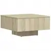 Image de vidaXL Table basse en chêne Sonoma 60x60x31,5 cm Matériau dérivé du bois