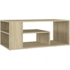 Image de vidaXL Table basse chêne Sonoma 100x50x40 cm bois composite