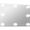 Image de vidaXL Miroir mural avec éclairage LED Rectangulaire en verre