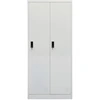 Image de vidaXL Armoire gris clair 80x50x180 cm acier