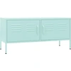 Image de vidaXL Armoire TV vert menthe 105x35x50 cm Acier