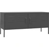 Image de vidaXL Armoire TV anthracite 105x35x50 cm Acier
