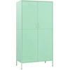 Image de vidaXL Armoire vert menthe 90x50x180 cm Acier