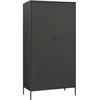 Image de vidaXL Armoire Anthracite 90x50x180 cm Acier