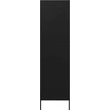 Image de vidaXL Armoire noire 90x50x180 cm acier