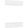 Image de vidaXL Armoires TV 4 pcs. Blanc 60x30x30 cm Bois composite