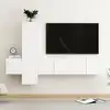 Image de vidaXL Ensemble de 5 meubles TV blanc en bois composite