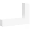 Image de vidaXL Ensemble de meubles TV 3 pièces blanc en bois composite