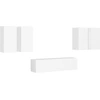 Image de vidaXL Ensemble de 6 meubles TV blanc en bois composite