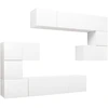 Image de vidaXL Ensemble de 8 meubles TV blanc en bois composite