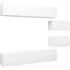 Image de vidaXL Ensemble de 6 meubles TV blanc en bois composite