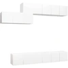 Image de vidaXL Ensemble d'armoires TV 7 pièces blanc bois composite