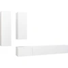 Image de vidaXL Ensemble de 4 armoires TV blanc en bois composite