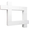 Image de vidaXL Ensemble d'armoires TV 9 pièces blanc bois composite