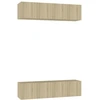 Image de vidaXL Armoires TV 4 pcs. chêne Sonoma 60x30x30 cm Bois composite
