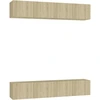 Image de vidaXL Armoires TV 4 pièces chêne Sonoma 80x30x30 cm Bois composite