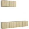 Image de vidaXL Armoires TV 3 pcs. chêne Sonoma bois composite
