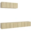Image de vidaXL Armoires TV 3 pcs. chêne Sonoma bois composite