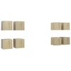 Image de vidaXL Meubles TV 8 pièces Chêne Sonoma 30,5x30x30 cm