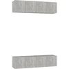 Image de vidaXL Armoires TV 4 pcs. Gris béton 60x30x30 cm Bois composite