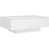 Image de vidaXL Table basse blanche 90x60x31 cm Bois composite