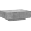 Image de vidaXL Table basse gris béton 90x60x31 cm Bois composite