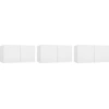 Image de vidaXL Meubles TV suspendus 3 pcs. Blanc 60x30x30 cm