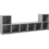 Image de vidaXL Armoires TV 4 pcs. Gris béton 72x35x36,5 cm Bois composite