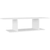 Image de vidaXL Meuble TV mural blanc 103x30x26,5 cm