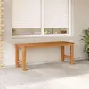 Image de vidaXL Banc de jardin 114 cm bois massif teck
