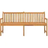 Image de vidaXL Banc de jardin 180 cm en teck massif