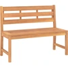 Image de vidaXL Banc de jardin 114 cm bois massif teck