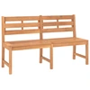 Image de vidaXL Gartenbank 150 cm Massivholz Teck