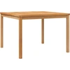 Image de vidaXL Table de jardin à manger 110x110x77 cm teck massif