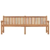 Image de vidaXL Banc de jardin 228 cm en teck massif