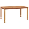 Image de vidaXL Table de jardin à manger 150x90x75 cm en teck massif