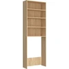 Image de vidaXL Armoire pour machine à laver Chêne Sonoma 64x24x190 cm