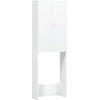 Image de vidaXL Armoire pour lave-linge blanc 64x25,5x190 cm