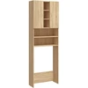 Image de vidaXL Armoire pour machine à laver Chêne Sonoma 64x25,5x190 cm