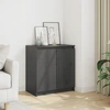 Image de vidaXL Armoire d'appoint Gris 60x36x65 cm Pin massif