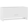 Image de vidaXL Armoire blanche 70x32,5x35 cm Bois composite