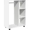 Image de vidaXL Armoire blanche 80x40x110 cm Bois composite