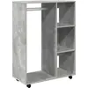 Image de vidaXL Armoire gris béton 80x40x110 cm Bois composite