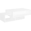 Image de vidaXL Couchtisch Weiß 105x55x32 cm Holzwerkstoff