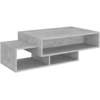 Image de vidaXL Table basse gris béton 105x55x32 cm Bois composite