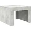 Image de vidaXL Table basse gris béton 50x50x35 cm Bois composite